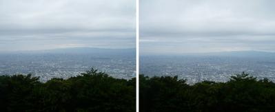 生駒山頂からの景色 平行法3Dステレオ立体写真