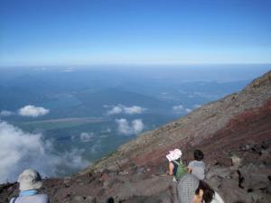 富士山からの景色