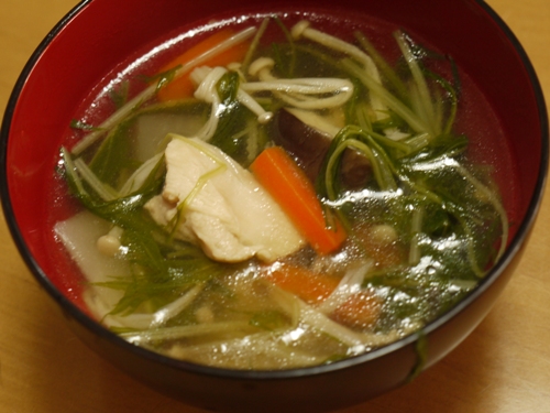 野菜和風スープ