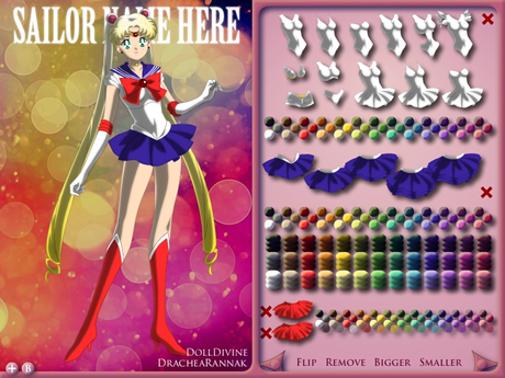 アニメ 美少女戦士セーラームーン の着せ替えゲーム Sailor Senshi 無料フラッシュゲーム集 Boomlabo