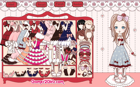 ロリータファッションの着せ替えゲーム Sweet Lolita Dress Up 無料