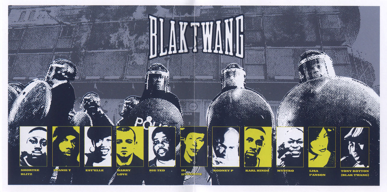 BLAK TWANG - KIK OFF artwork by BANKSY and MITCH