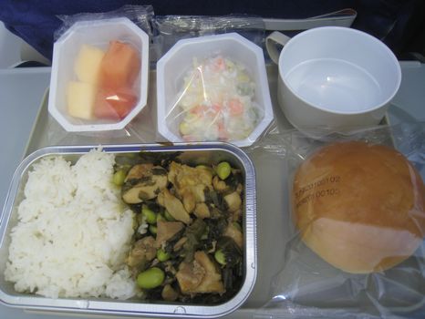 中国国際航空（CA）の機内食（北京-広州） in 中国北京1