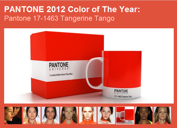 Fashion   Home   Pantone Color of the Year for 2012  Tangerine Tango PANTONE 17 1463