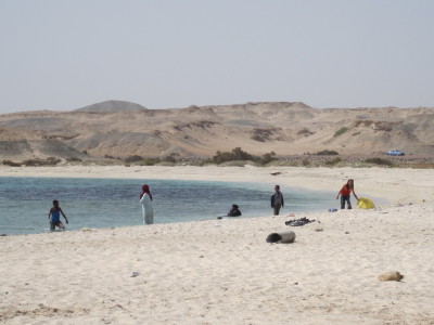 エジプト人の海水浴
