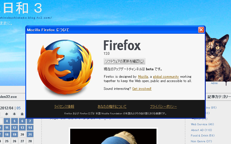 Mozilla Firefox 12.0 Beta 6
