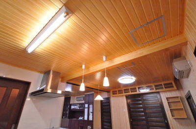 千葉県柏市Ｙ様邸リフォーム　キッチン・ダイニングの天井
