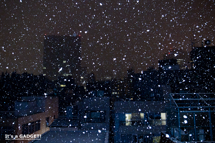 東京の雪のサプライズ