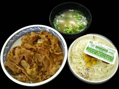 山口県下松市「吉野家 徳山東インター店」の豚丼（特盛・つゆダク）+玉子