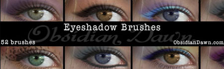 Eyeshadow Photoshop Brushes
