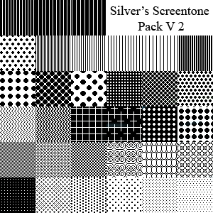 Silver's Screentone Pack V2