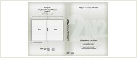 DVD Case Inlay - PSD Template