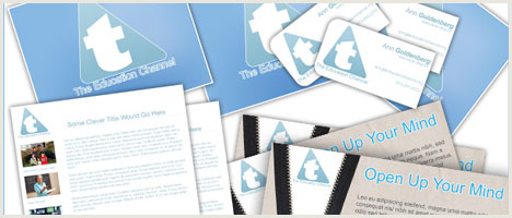 TEC Small Branding Package: Free PSD Print Set