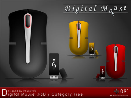 Mouse Digital PSD