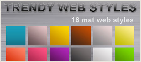 Trendy Web2.0 Photoshop Styles