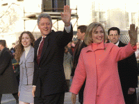 アメリカ大統領就任式1993年のビル・クリントン