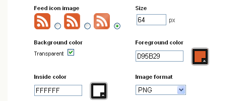 RSS Feed Icon Generator