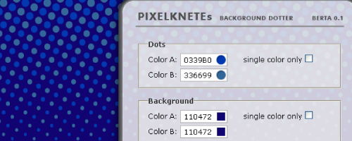 Dotted Background Generator